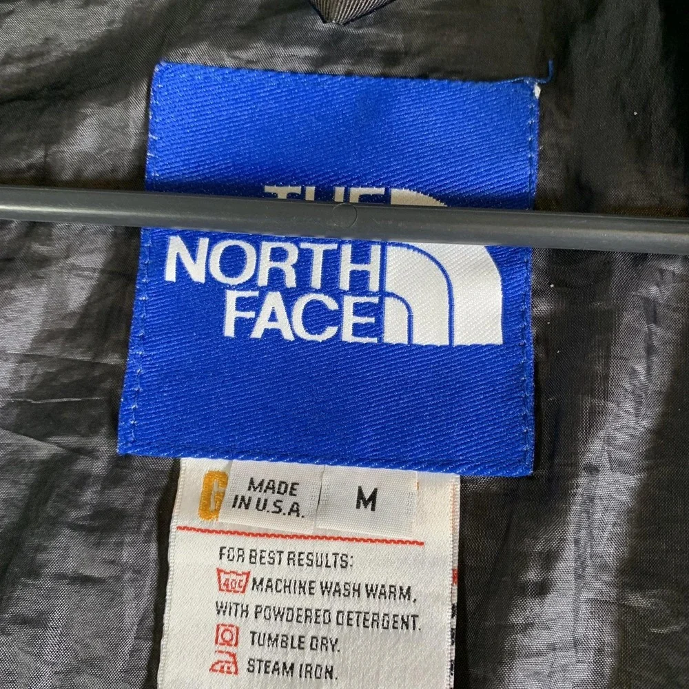 Vintage The‎ North Face Jacket Mens Medium Blue Hooded Gore-Tex Windbreaker USA